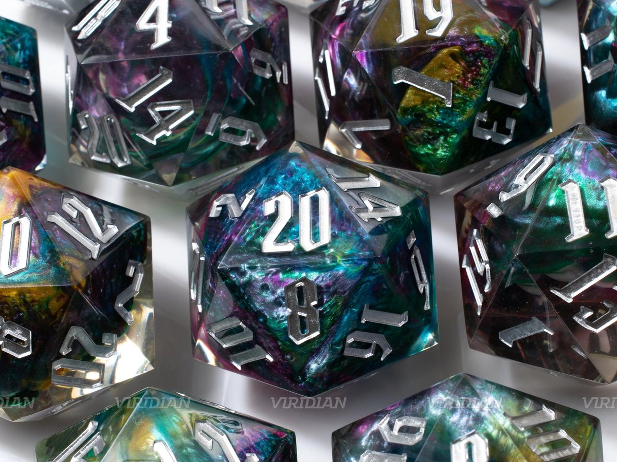 🎲 DICE GIVEAWAY: OOPS, ALL SWIRLS! 🎲

Our NEW 55mm chonkers - each one is unique! What will yours look like?

TO ENTER:
1⃣ RT this post
2⃣ Follow <a href="/ViridianDice/">Viridian Dice 🎲 Overthrow Big Die™</a> 
3⃣ Comment &amp; tag a friend!

US only! Please have DMs open. Winner announced THURS 11/4!

#dnd #dice #ttrpg #giveaway