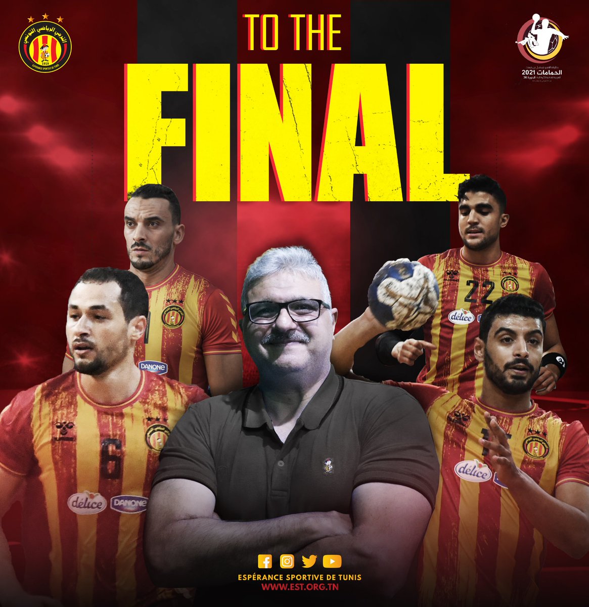 ESTunis1919's tweet photo. أبطال تونس في كرة اليد إلى نهائي البطولة العربية ... 💪🇧🇪🤾
#TO_THE_FINAL
#Taraji_Handball
#ESPERANCE_SPORTIVE_DE_TUNIS https://t.co/8l8KMSWgu3