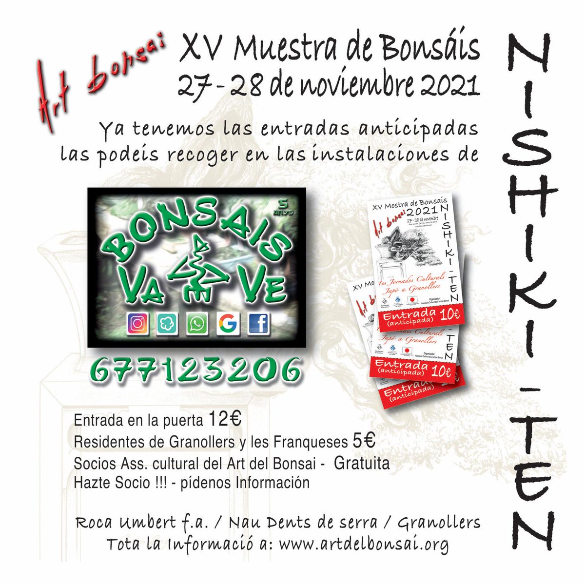 Nishikiten's tweet photo. XV NISHIKI-TEN
#nishikiten #ardelbonsai #Bonsai #ikebanas #suisekis #kusamonos #Japan #Granollers #lesfranqueses #cultura #art #manga #mistral #arboles #congreso #exposición #Exposition #Italia #Italy #museum #ciencia #nature #Naturals https://t.co/aNij2WWWmd