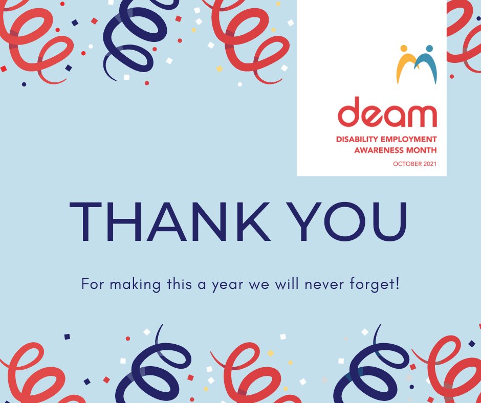 MentorAbilityAT's tweet image. #DEAM2021 has come to an end! We'd like to send out a sincere thank you to all of our participating partners this year; without you, we wouldn't have been able to make this year one we will never forget! Cheers to a wonderful month! 🎉