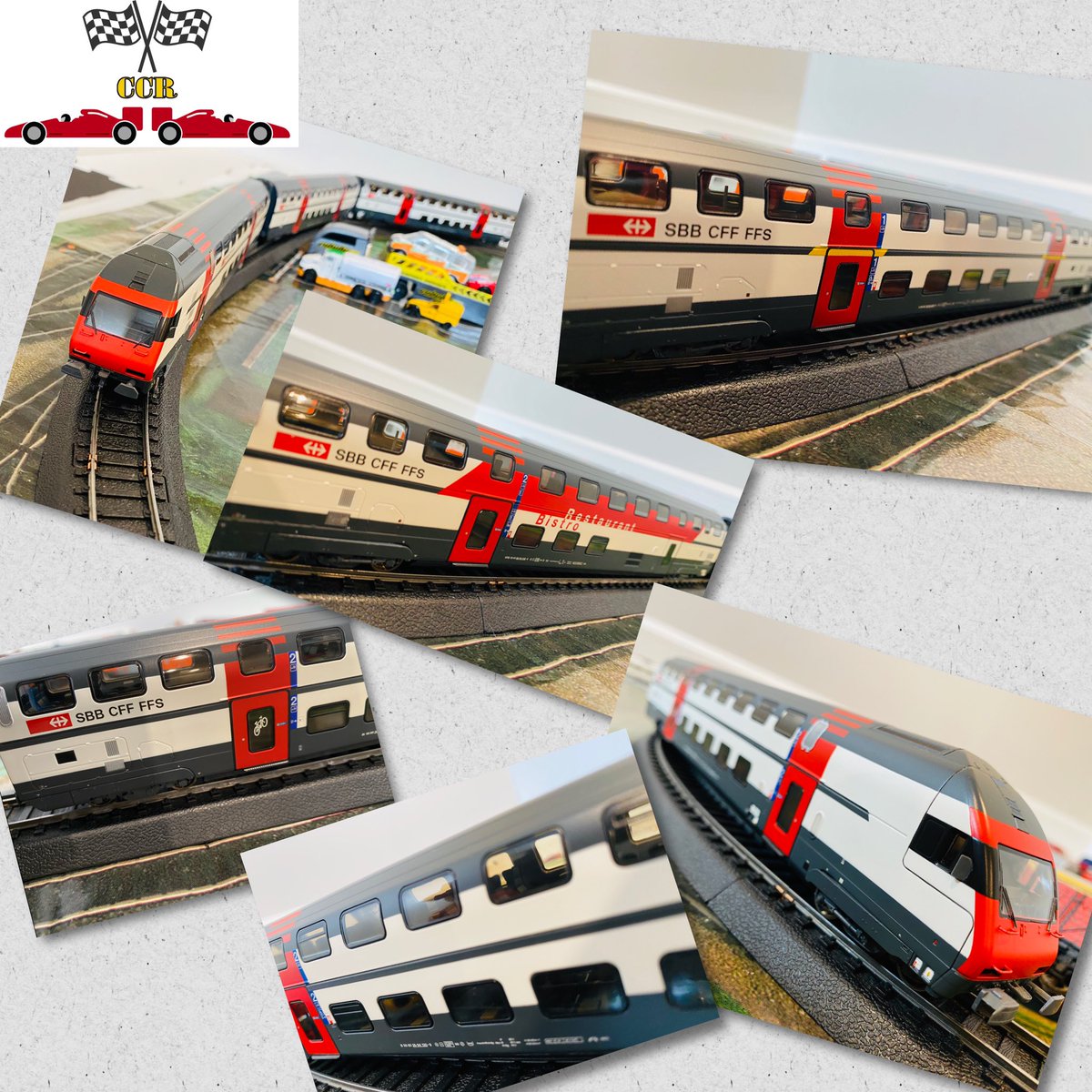 CANCarRaceAndM1's tweet image. New arrival - Model Railway Collections
🚈SBB Regio Double Deck Train Set

#CANCarRaceAndModel
#ModelRailway #ModelCollection
#SBBDoubleDeckTrain
#Summerside #PEI