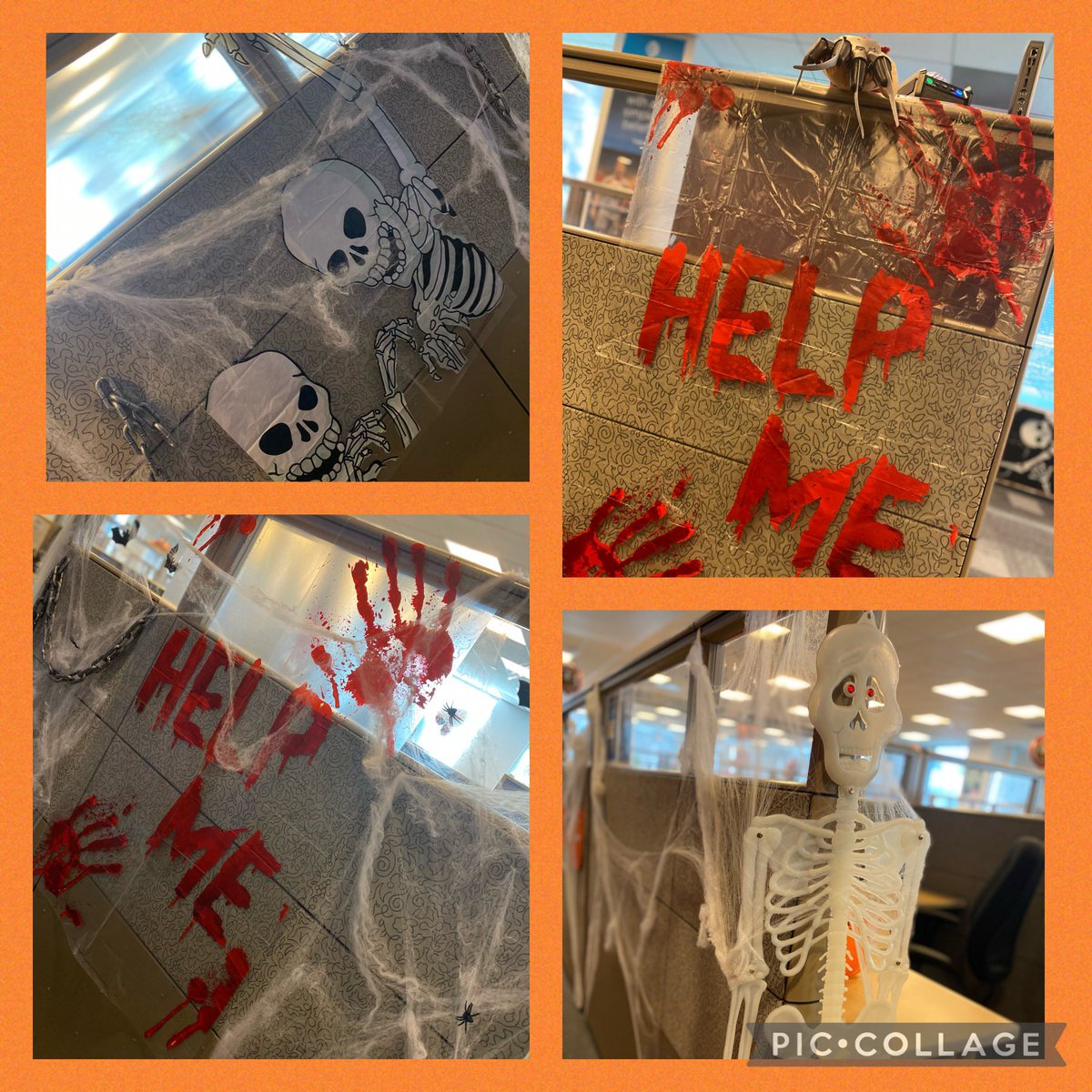 shekiamartin's tweet photo. Here’s what Halloween looked like in Cerritos SSG🎃🎃🎃🎃 @CerritosPride @CerritosSSG @lcsmith0925 @ATT #Halloween #funatwork #teamssg #LifeAtAtt @MsRegina8 @jmadrigal42 @bobrick82 @_TriciaS @JessMel_562_SSG https://t.co/sWK3AMJxcA