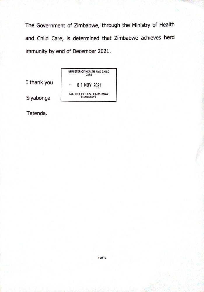 Ministry of HealthZW (@mohcczim) on Twitter photo 