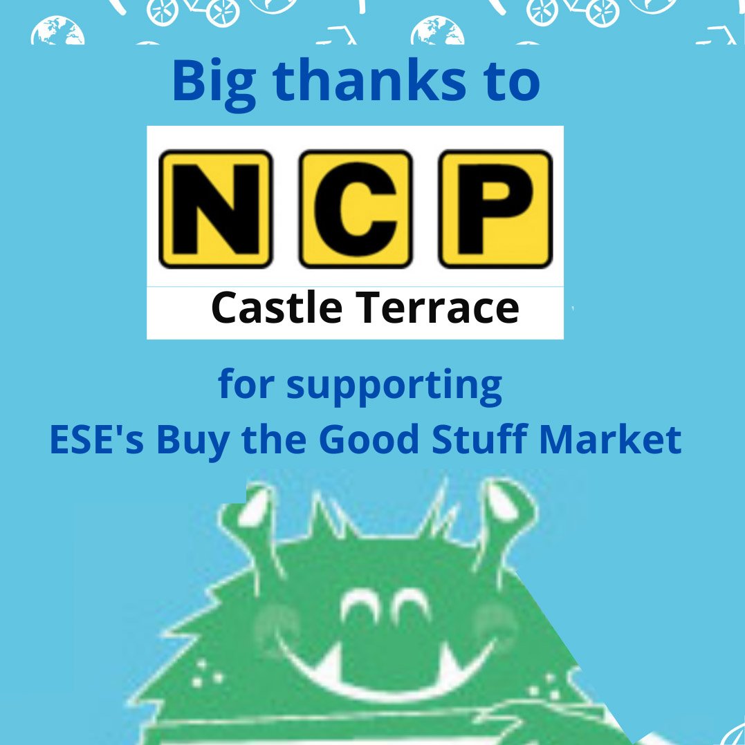 esenscot's tweet photo. Big shout out 🗣🗣 &amp; thanks to @ncpcarparks #Edinburgh #CastleTerrace for supporting ESE's Buy the Good Stuff Market tomorrow &amp; #socialenterprise 👏👏
#buythegoodstuff #ClimateActionFringe2021 #SocEntEdinburgh #MyClimateAction https://t.co/AyzMzrpO0y