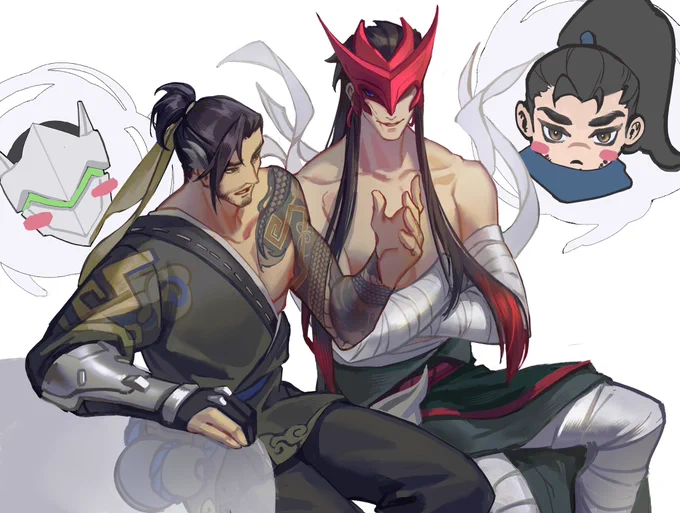 #Overwatch #hanzo 
#LeagueOfLegends #yone 
一起讨论关于弟弟的话题🤫 