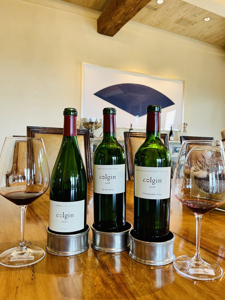 AttorneySomm's tweet photo. Today’s fist visit was to Colgin Cellars! The 2010 IX Estate Syrah was the wine of the visit!
Thank you to Colgin for a memorable experience!
#colgincellars #napawines #attorneysomm https://t.co/pJ4psIJJ31
