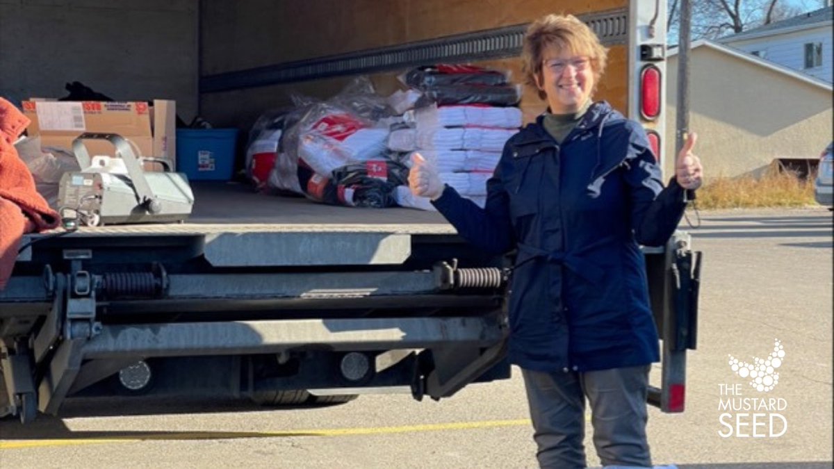 mustardseedcan's tweet photo. Halloween at The Mustard Seed was a success! Our Halloween Havoc Underwear &amp; Sock drive collected 8000+ pairs (1250lbs) of socks &amp; underwear.  A big thank you to @LongMcQuade for donating their truck &amp; to @MrNiceSocks1 for their support to put this event together #HopeGrowsHere https://t.co/vGn9CMNA13