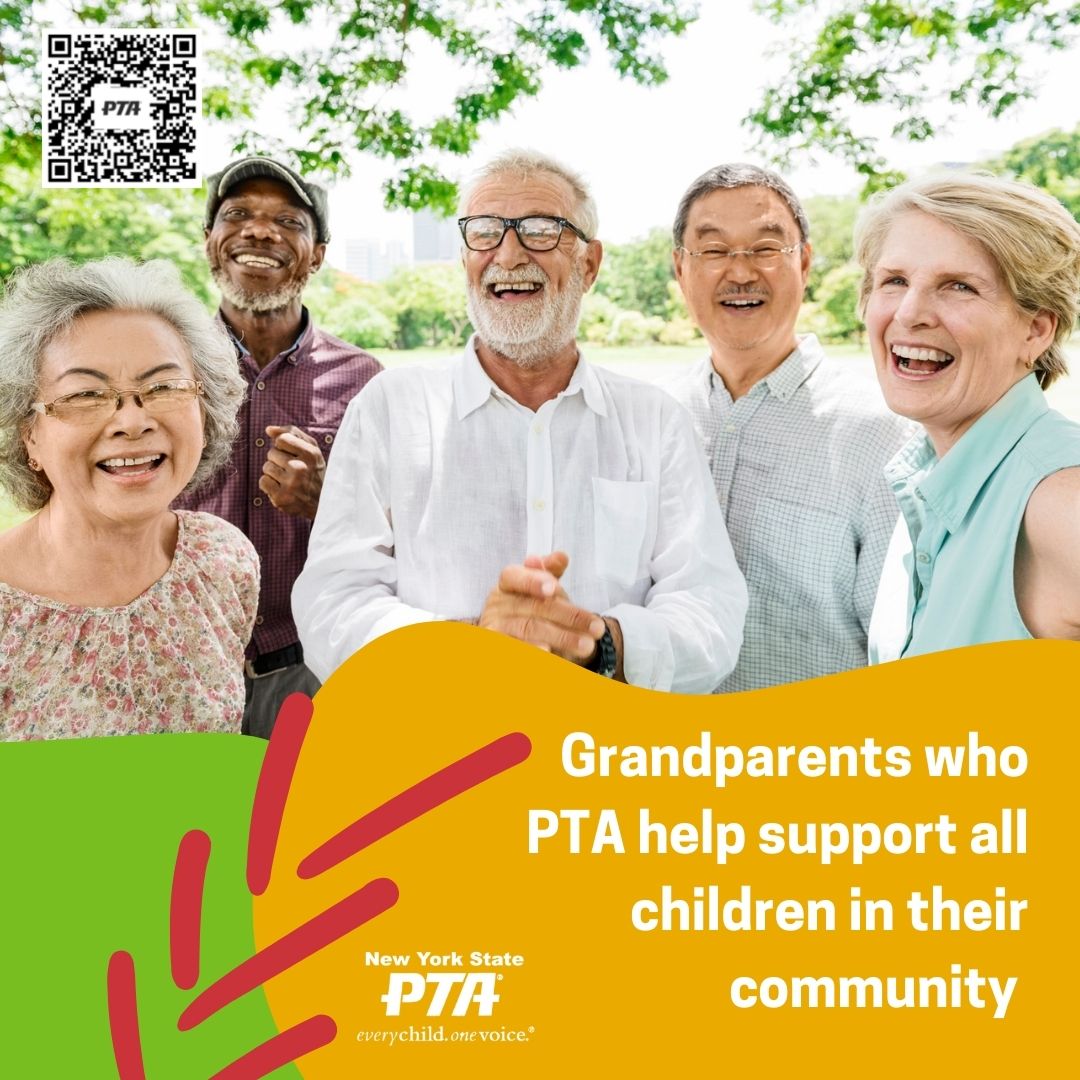 NYSPTA's tweet photo. Did you know not only Parents of school aged kids and Teachers can PTA? Anyone can! Including Grandparents! #WhoCanPTA #AnyoneCanPTA #WhyPTA https://t.co/ysI1LQqB50