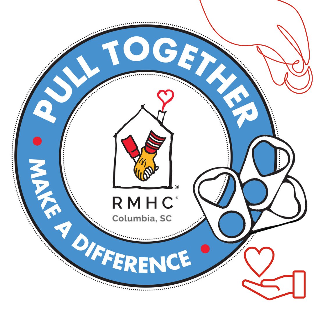 RMHColumbia's tweet photo. HELP US #CollectPopTabs!
Collect the aluminum tabs off your beverage cans or soup cans and donate them to us so we can recycle them in exchange for money! All proceeds benefit our mission! Drop your #poptabs off in the gray bin by the front doors! https://t.co/DUtDLBEZRx