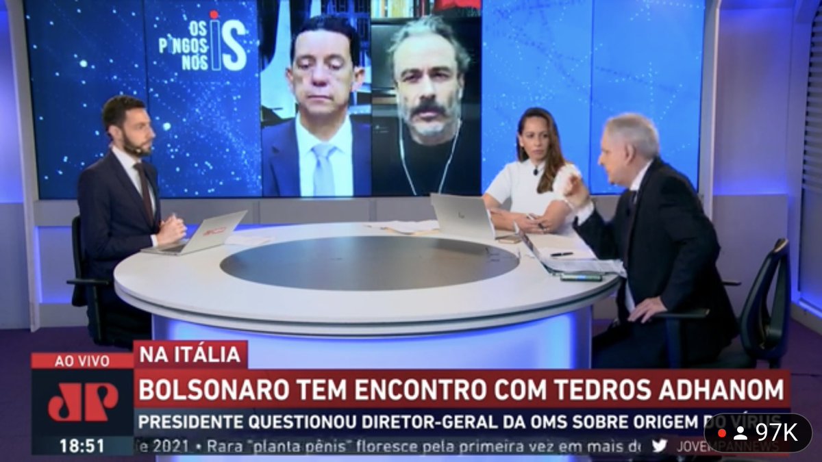 anapaulahenkel's tweet photo. Neste momento, estamos novamente na liderança entre todos os canais de notícias na TV por assinatura e no YouTube. Vocês são espetaculares! Obrigada!❤️ #OsPingosNosIs https://t.co/bA5R2cRpdW