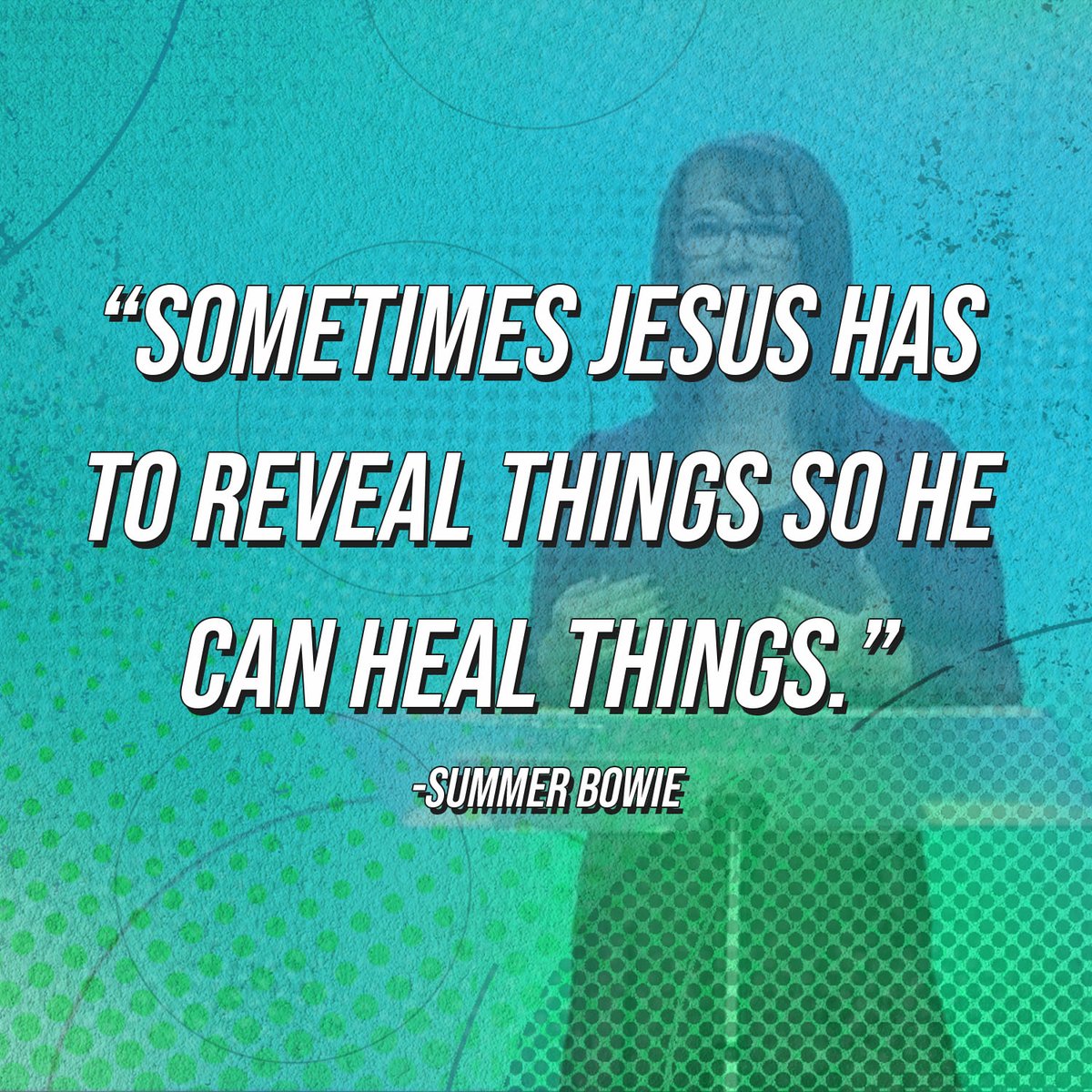victoryatl's tweet photo. “Sometimes Jesus has to reveal things so he can heal things.”
-Summer Bowie 🔥🙌

#wearevictory https://t.co/V8ZCCEZXHr
