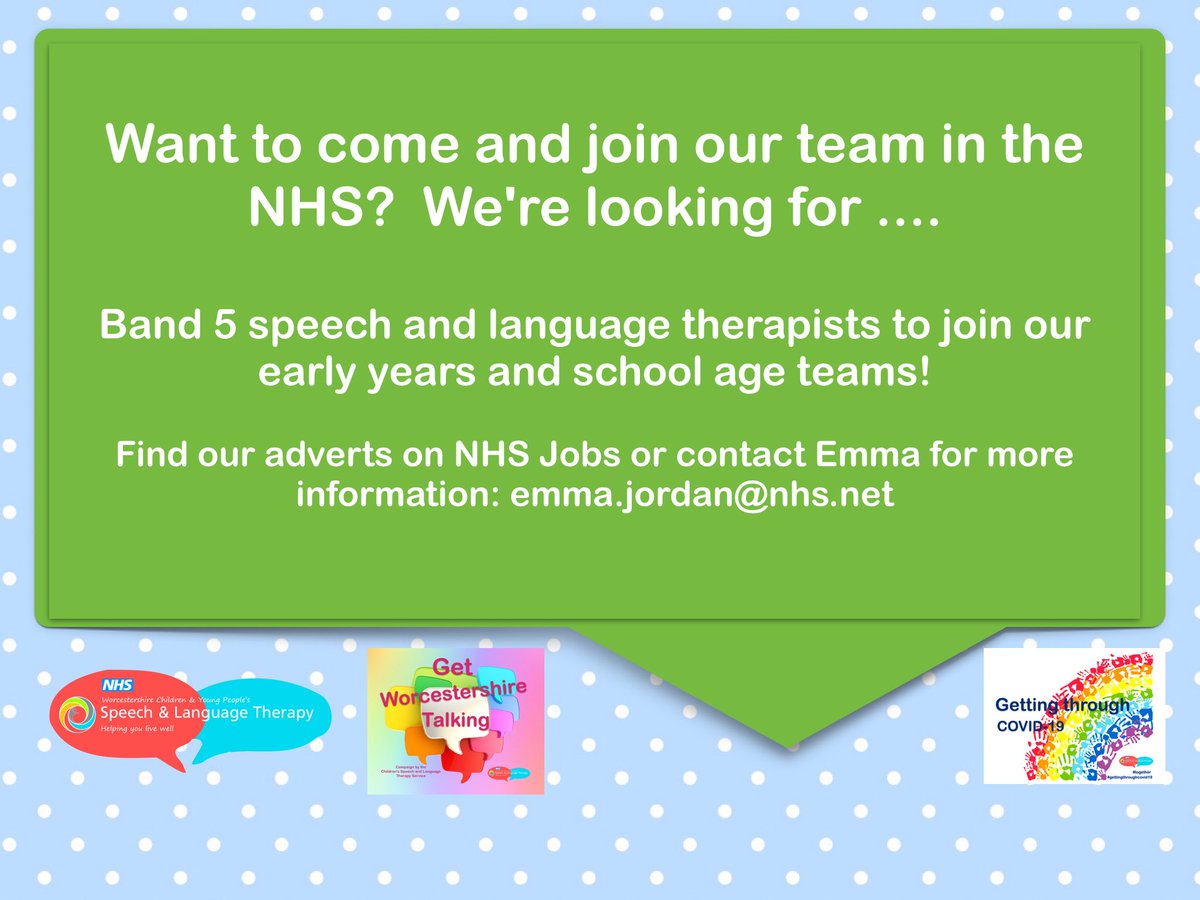 SLT Worcestershire (@slt_worcs) on Twitter photo Want to join us? #teamSLTWorcs #teamNHS ππ
Please share <a href="/sar_smith/">Sarah Smith SLT</a> @MegD121 <a href="/fionatotney/">fiona totney</a> <a href="/JacquiWoodcock/">Jacqui Woodcock</a> <a href="/LizzieSpooner2/">Lizzie Spooner</a> <a href="/HMcCone_SLT/">Hannah McCone</a> <a href="/Jamie_Mullard/">Jamie</a> <a href="/BetterCommCIC/">Better Communication CIC</a> <a href="/BibianaWigley/">Bibiana Wigley</a> <a href="/VicRH75/">Victoria Riley</a> <a href="/marniecrew/">Marnie Crew</a> <a href="/dharford79/">Dave Harford</a> <a href="/SteveHermon/">Steve Hermon</a> <a href="/RCSLT/">RCSLT π</a> @RCSLT_Jobs <a href="/SLT_BCU_MSc/">SLT MSc Students @ BCU</a> <a href="/SLTatBCU/">SLT at BCU</a> ππΌπ Want to join us? #teamSLTWorcs #teamNHS ππ
Please share <a href="/sar_smith/">Sarah Smith SLT</a> @MegD121 <a href="/fionatotney/">fiona totney</a> <a href="/JacquiWoodcock/">Jacqui Woodcock</a> <a href="/LizzieSpooner2/">Lizzie Spooner</a> <a href="/HMcCone_SLT/">Hannah McCone</a> <a href="/Jamie_Mullard/">Jamie</a> <a href="/BetterCommCIC/">Better Communication CIC</a> <a href="/BibianaWigley/">Bibiana Wigley</a> <a href="/VicRH75/">Victoria Riley</a> <a href="/marniecrew/">Marnie Crew</a> <a href="/dharford79/">Dave Harford</a> <a href="/SteveHermon/">Steve Hermon</a> <a href="/RCSLT/">RCSLT π</a> @RCSLT_Jobs <a href="/SLT_BCU_MSc/">SLT MSc Students @ BCU</a> <a href="/SLTatBCU/">SLT at BCU</a> ππΌπ