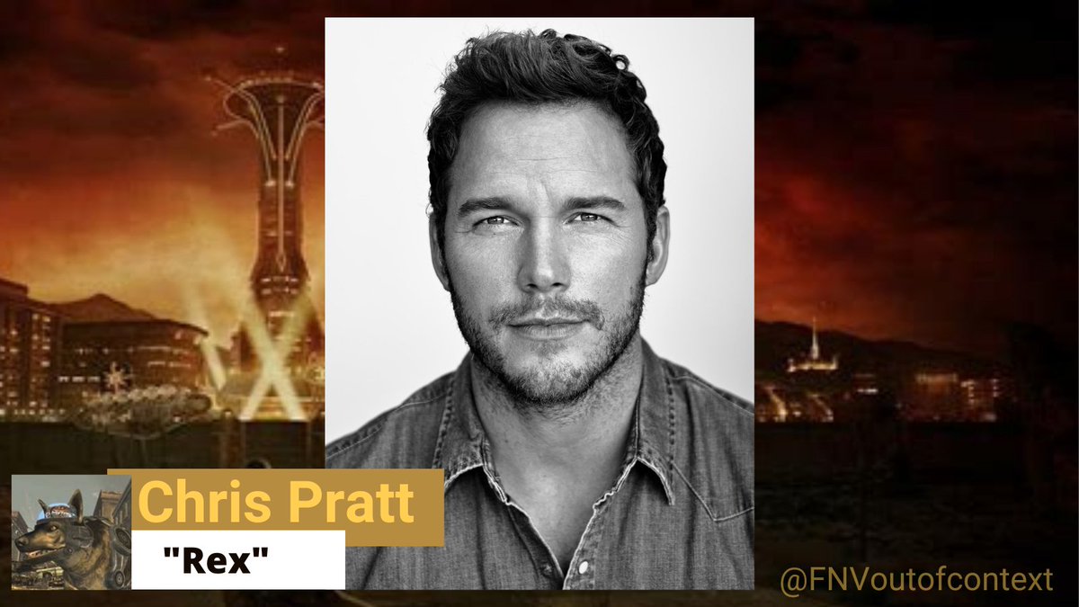 Falloutofcon's tweet photo. Chris Pratt to Voice Rex in the Fallout: New Vegas Film Adaptation (Exclusive) https://t.co/WArRVD1Nzh https://t.co/XpY76GtoPM