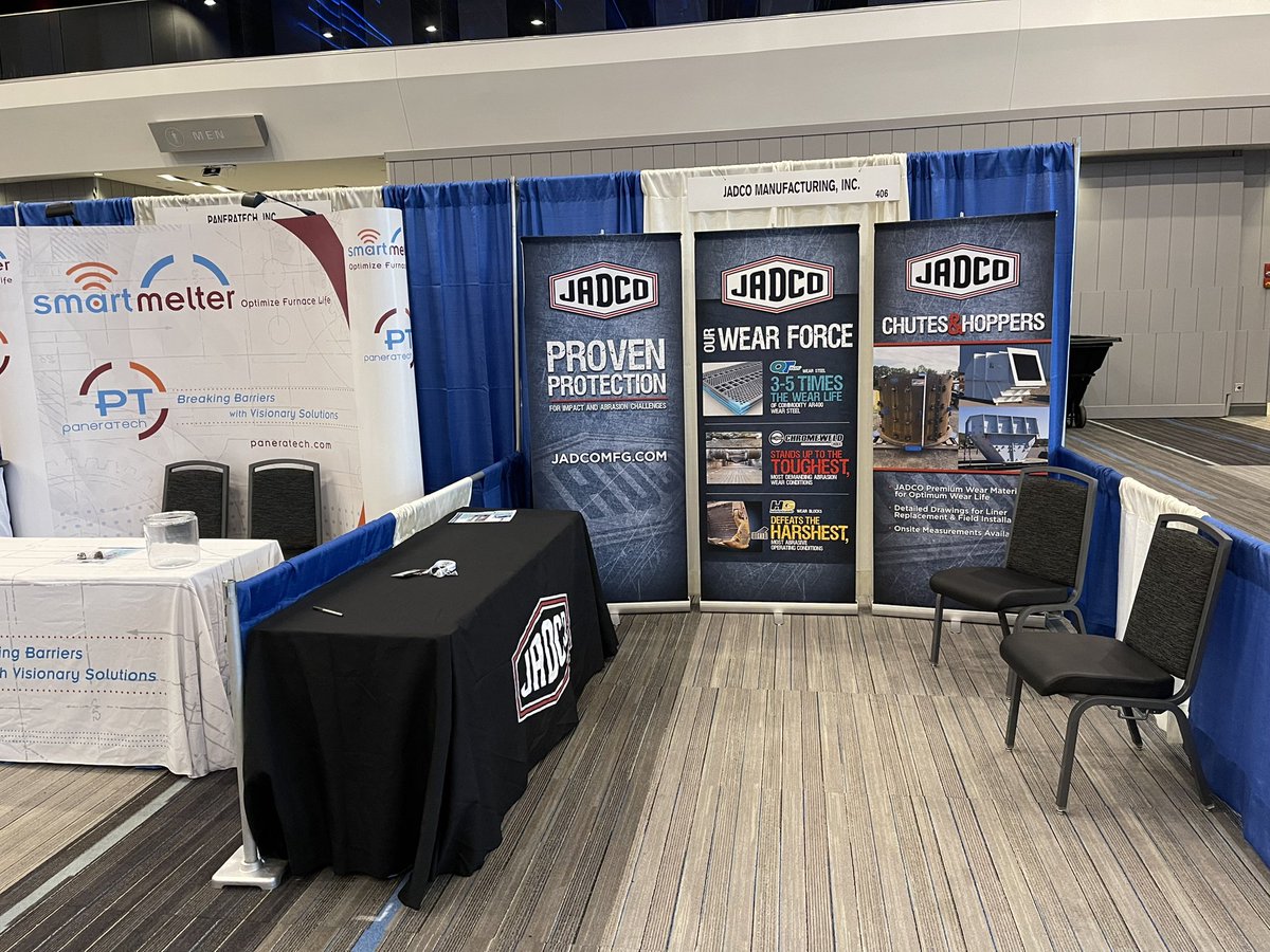 srife1's tweet photo. Visit JADCO in booth #406 at the 82nd Conference on Glass Problems in Columbus, OH located in the Greater Columbus Convention Center for all your wear challenges. #jadco #provenprotection https://t.co/8zXvT6qyuj #glassindustry #jadcomfg #wearsolutions https://t.co/D3DRxEGISK