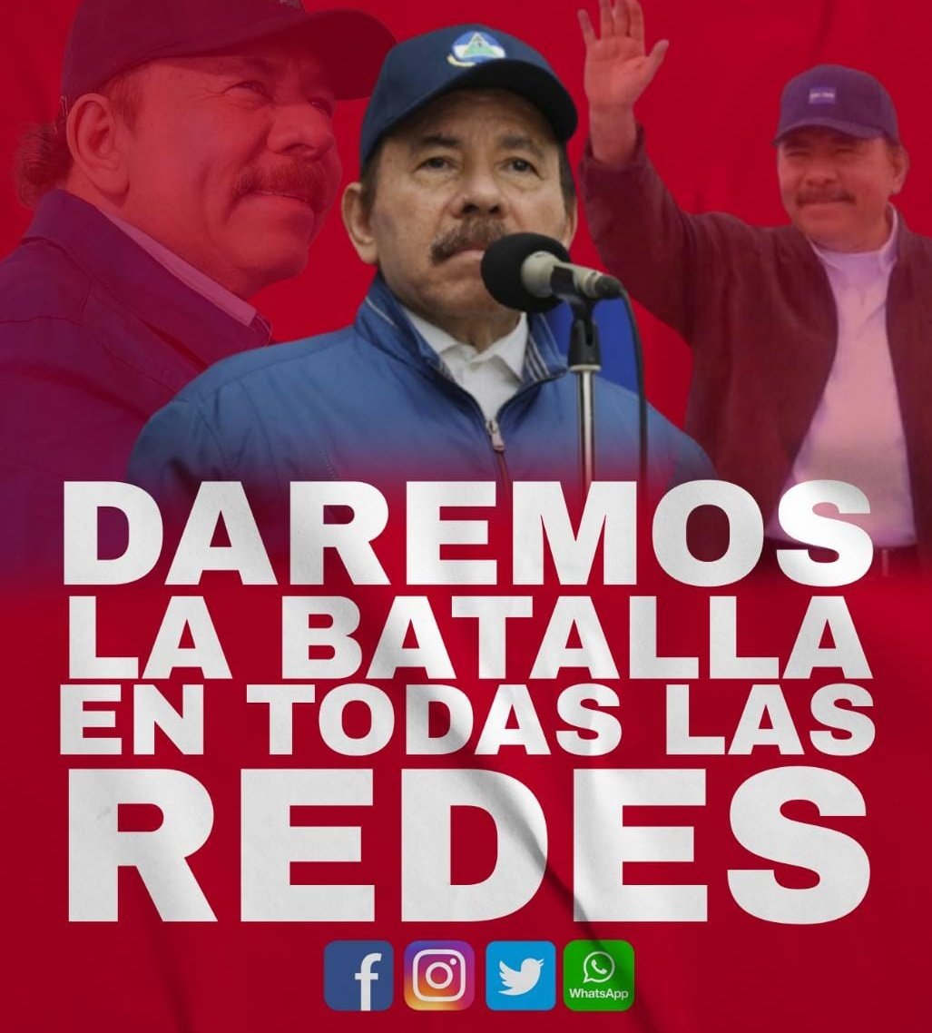 Estaremos defendiendo la verdad ✊🏻📡 aunque nos quieran callar no podran, habran miles formas de alzar nustra voz ❤🖤
Somos revolucionarios y defenderemos nuestro voto
Seguimos Firmes con el FSLN 
#UnidadParaLaProsperidad
#FuerzaDePuebloQueVence
 #VacunandonosPuebloQueVenc