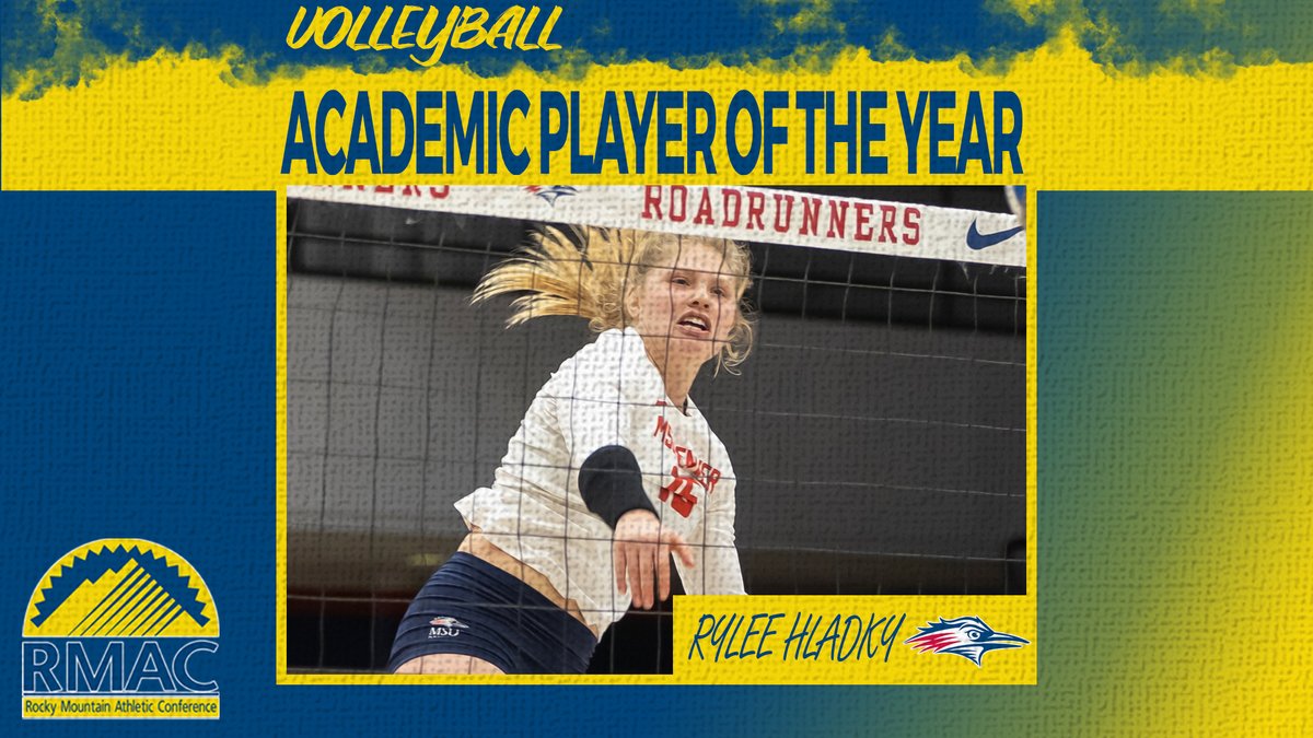 RMAC_SPORTS's tweet photo. MSU Denver's Rylee Hladky claims the 2⃣0⃣2⃣1⃣ #RMACvb Academic Player of the Year honor! #EverythingElevated

Check out the complete RMAC 🏐 First Team All-Academic squad and the 2021 RMAC Honor Roll below.

📰 - https://t.co/6XmCtPAukY https://t.co/nxlRKSb8id