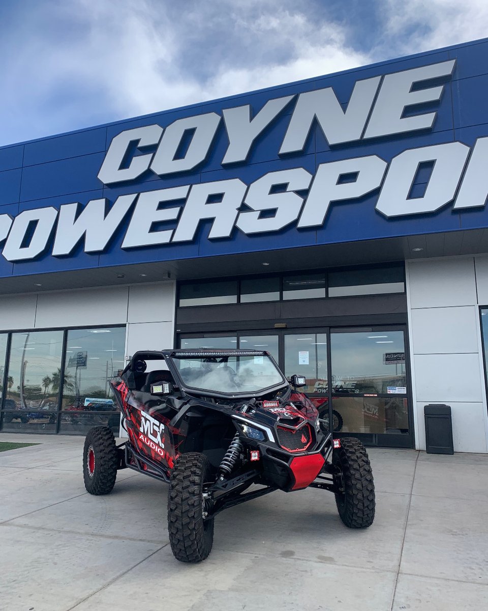 MTXAudio's tweet photo. The MTX Audio Can Am X3 is making the rounds in Southern California, this time making a stop at Coyne Powersports in Banning. The MTX team provided a demo of the new sound system and answer questions.
#Coynepowersports #CanAmX3 #MTXAudio #UTVaudio https://t.co/Mz3wZrr6es