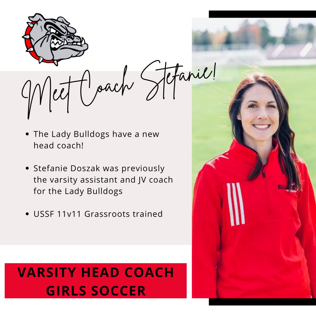 ActivitiesNlhs's tweet photo. Stefanie Doszak has been named the new girls varsity soccer coach for New London. Congratulations Coach Doszak! https://t.co/0eqZWt4WBP