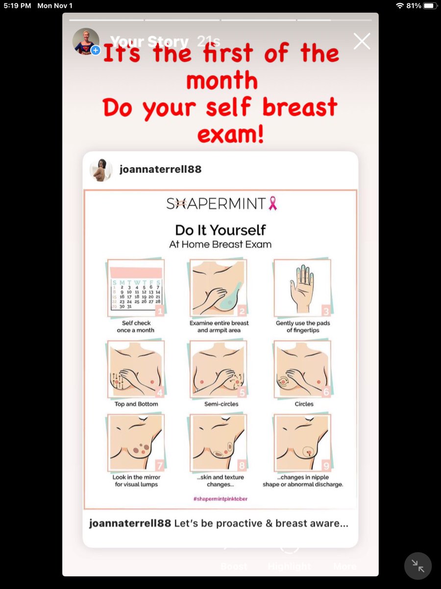 PaulaMaier3's tweet photo. Be your own BEST ADVOCATE!
#checkyourmelons #selfbreastexam #breastcancer #womenshealth https://t.co/mmQ9iyPEKT