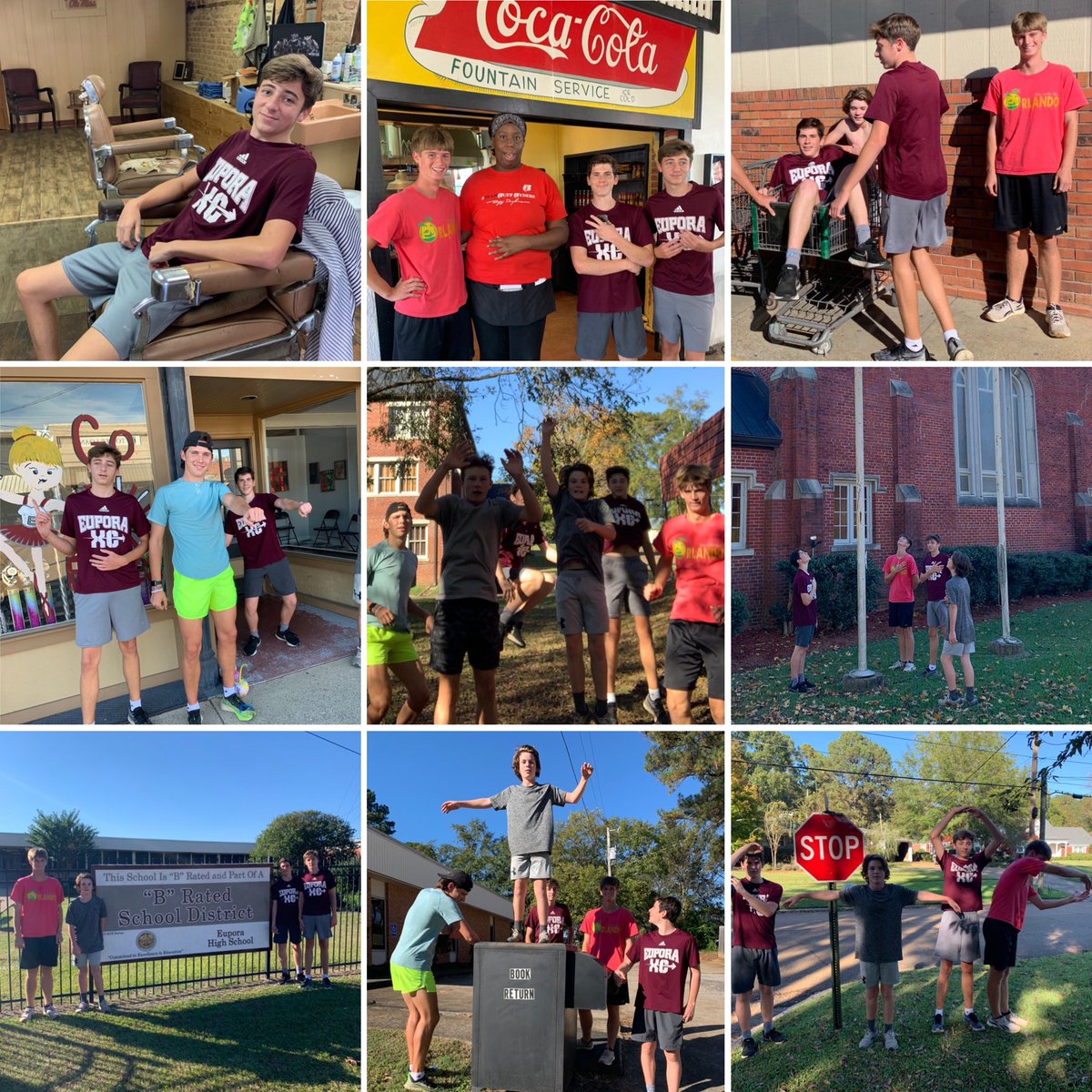 EuporaXC's tweet photo. Photo Drop Scavenger Hunt: Let’s hear it for the boys!! Final score of 75-72! ❤️🦅👟 #gettingreadyforstate
#theywondonuts https://t.co/llEkI0ovYP