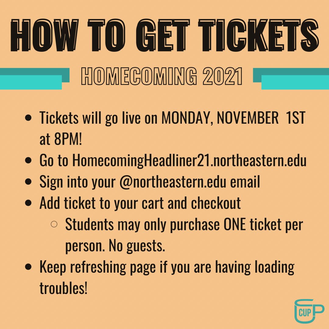 Northeastern CUP tweet media