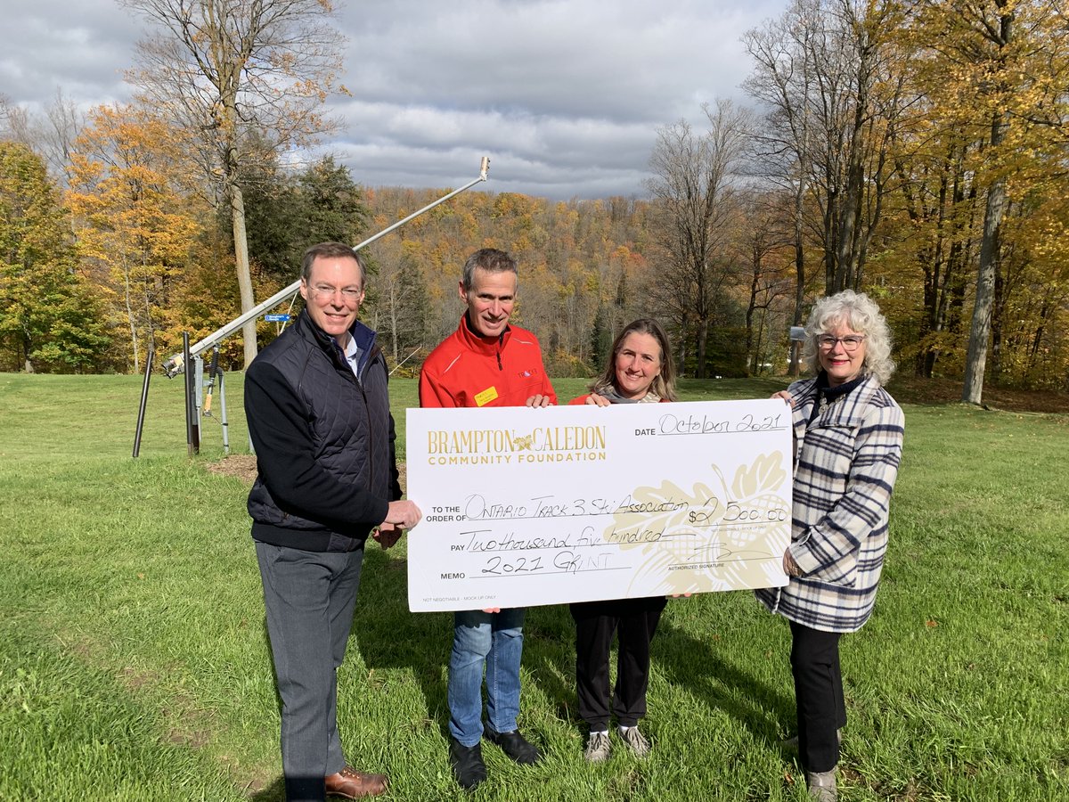 OntarioTrack3's tweet photo. Sending out a great big thank you to the Brampton and Caledon Community Foundation for supporting the purchase of new adaptive equipment for the kids in our Caledon program. https://t.co/xO38gJGE3X