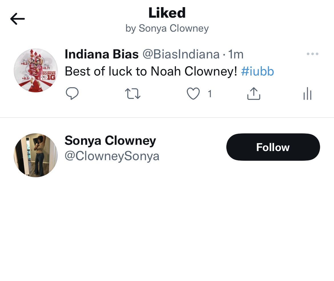 BiasIndiana's tweet photo. Reminder #iubb fans, everyone is watching https://t.co/ANqdcw1aLy