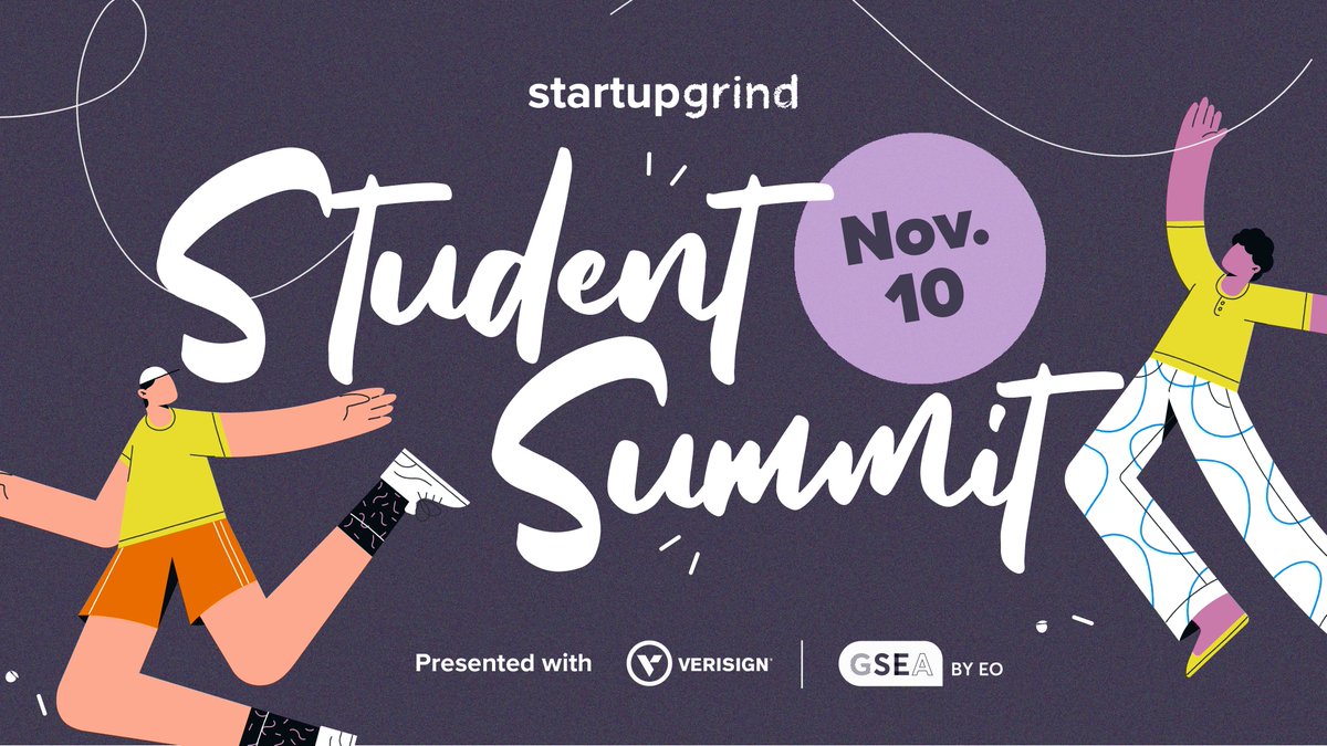 StartupGrind's tweet photo. Who says a student can’t also be a boss? Our #SGStudent Summit is the perfect place to learn about what it takes to get your career and business off the ground!🚀

Check out our sessions on mentorship, how to transition out of college, &amp; more! RSVP now: https://t.co/8vd1zBNLK5 https://t.co/XRqemBiF1n