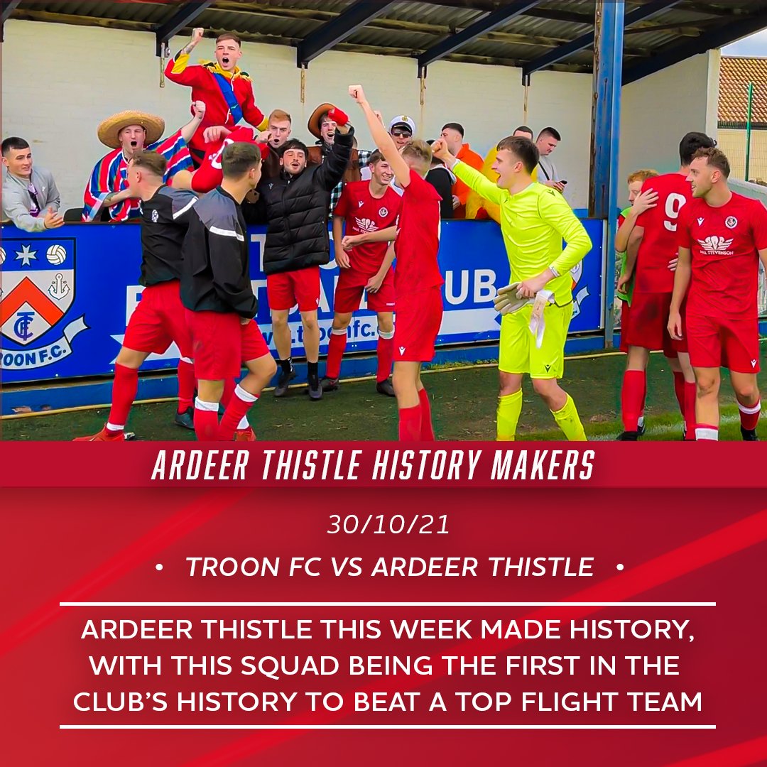 ArdeerThistleFC's tweet photo. ❗𝗔𝗥𝗗𝗘𝗘𝗥 𝗛𝗜𝗦𝗧𝗢𝗥𝗬 𝗠𝗔𝗞𝗘𝗥𝗦

The cup win at the weekend was not only a huge achievement for the club, but a historic one 👏👏

👇👇 https://t.co/078WAxxoea