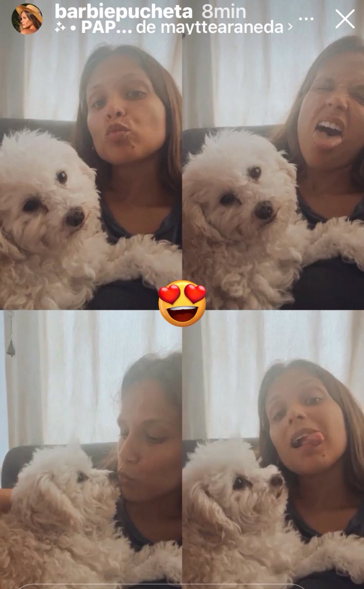 barbieVelezWeb's tweet photo. LAS AMOOO INFINITOOO @barvelez y PENY  DERROCHE DE AMORRR PERRUNO ❤️💕💞💘💖🐩 https://t.co/AcruLcCgCm