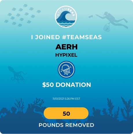 Doing my part for <a href="/teamseas/">#TeamSeas</a> 🎉