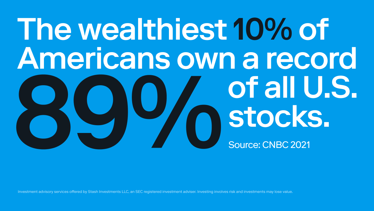 And you can join them. We’re working hard to make it possible for you to build long-term wealth The Stash Way®. Become an investor today with just $5. 

#InvestInYourself 📈