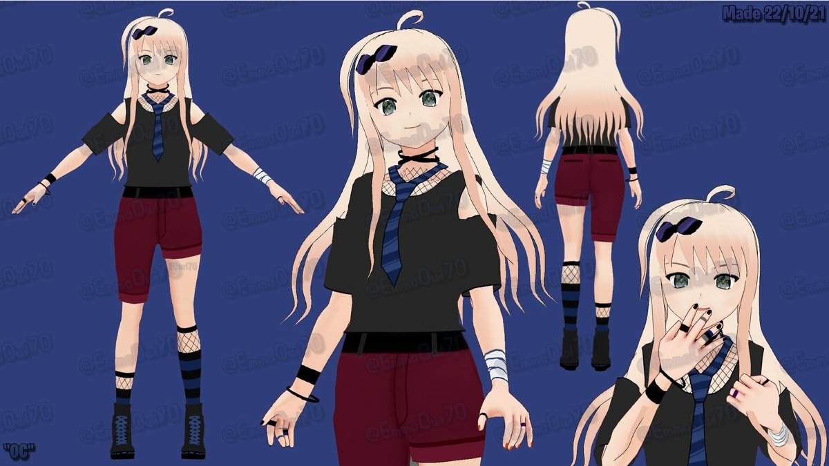 EOwl70's tweet photo. [Vroid Commissions]
🌌Prices 70€ - 120€
🌌Need References
🌌Payment via Paypal 

#Vroid #Vtuber #ENVtuber #VtuberFR #VrAvatar #commission #VRoidCommission #CommissionOpen https://t.co/5LxJfTlCVI