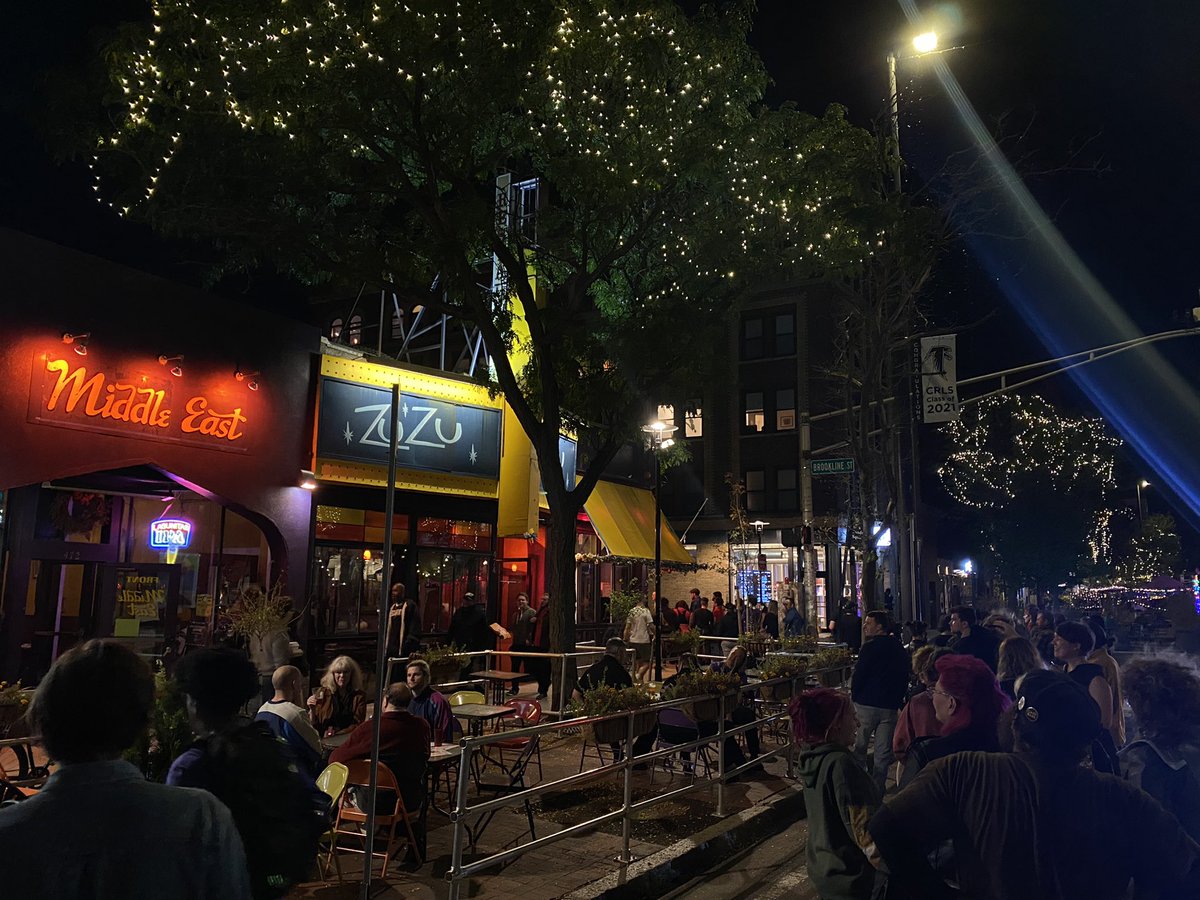 AntoniaNeves24's tweet photo. The iconic Middle East Restaurant and Club. Thousands of incredible concerts of up-and-coming artists have been held here. I covered one for my event story! @NUjournos https://t.co/dWa2InFhlb
