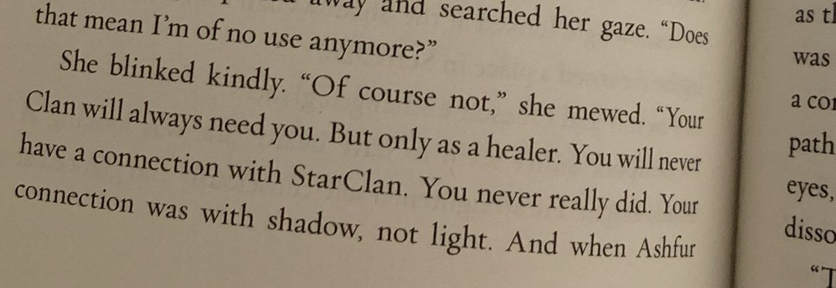 The_KingKas's tweet photo. A LIGHT IN THE MIST SPOILERS !!!!
,,,,,,
#alitm #alitmspoilers #alightinthemistspoilers
Leafpool telling Shadowsight he never has and never will be connected to starclan! https://t.co/hjWUP34Pfs