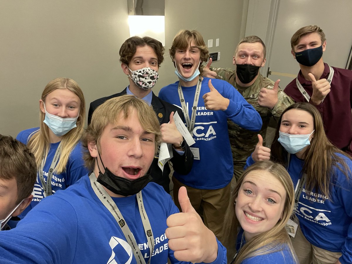 1CHSDECA's tweet photo. The 2021 ND Deca Fall Leadership Conference is a wrap! Thank you @NDDECA @KyleWillkom @NDNationalGuard for a great experience! #rollpats #nddeca21 #ndflc21 https://t.co/HWTIec0Ytc