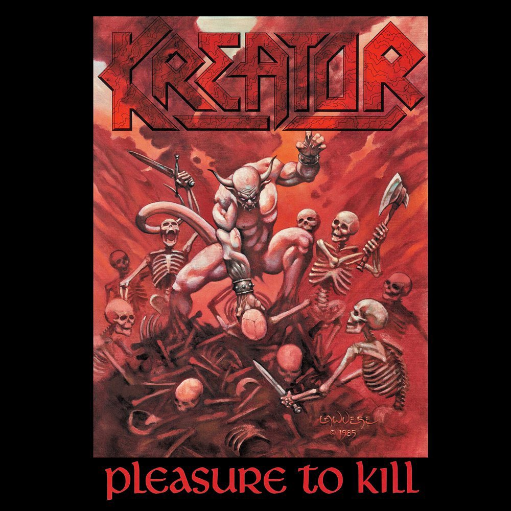 ThisDayInMETAL's tweet photo. Nov 1st 1986 #Kreator released the GREAT album "Pleasure To Kill" #RippingCorpse #DeathIsYourSaviour #RiotOfViolence #ThrashMetal

Did you know...
It’s widely considered a thrash metal classic, as well as a landmark album in the history of thrash metal. https://t.co/xMSz26BL4y