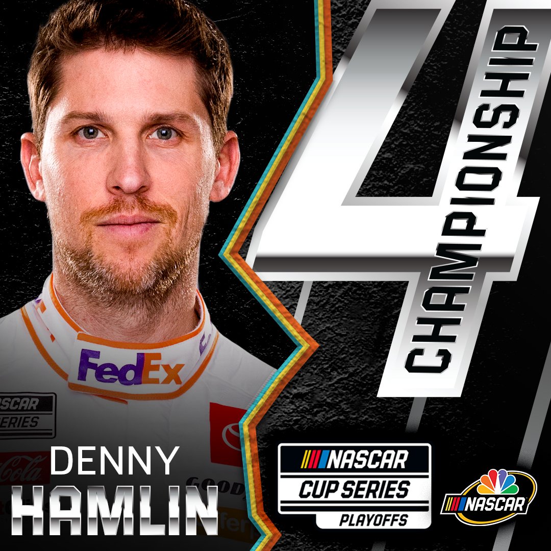 NASCARonUSA's tweet photo. RETWEET if you're pulling for @DennyHamlin to deliver home a title.

The @NASCAR Championship. TODAY, 3P ET, @NBC and @peacockTV. https://t.co/tCXLJVCdjF