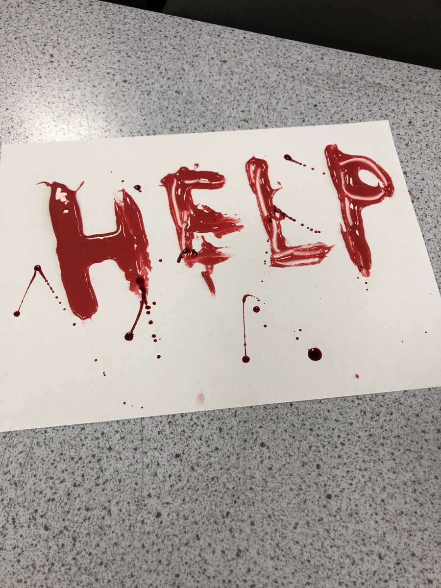 Fake blood posters!! 🩸 🩸