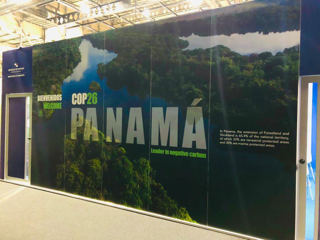 NitoCortizo's tweet photo. Inauguré el Pabellón de Panamá en Glasgow, donde mostramos al mundo los esfuerzos como país, para mitigar y reducir los efectos del cambio climático en el planeta, y nuestros avances en el cumplimiento de las metas y objetivos propuestos en el Acuerdo de París. #PanamáEnLaCOP26🇵🇦 https://t.co/zn6R5Hgd1E