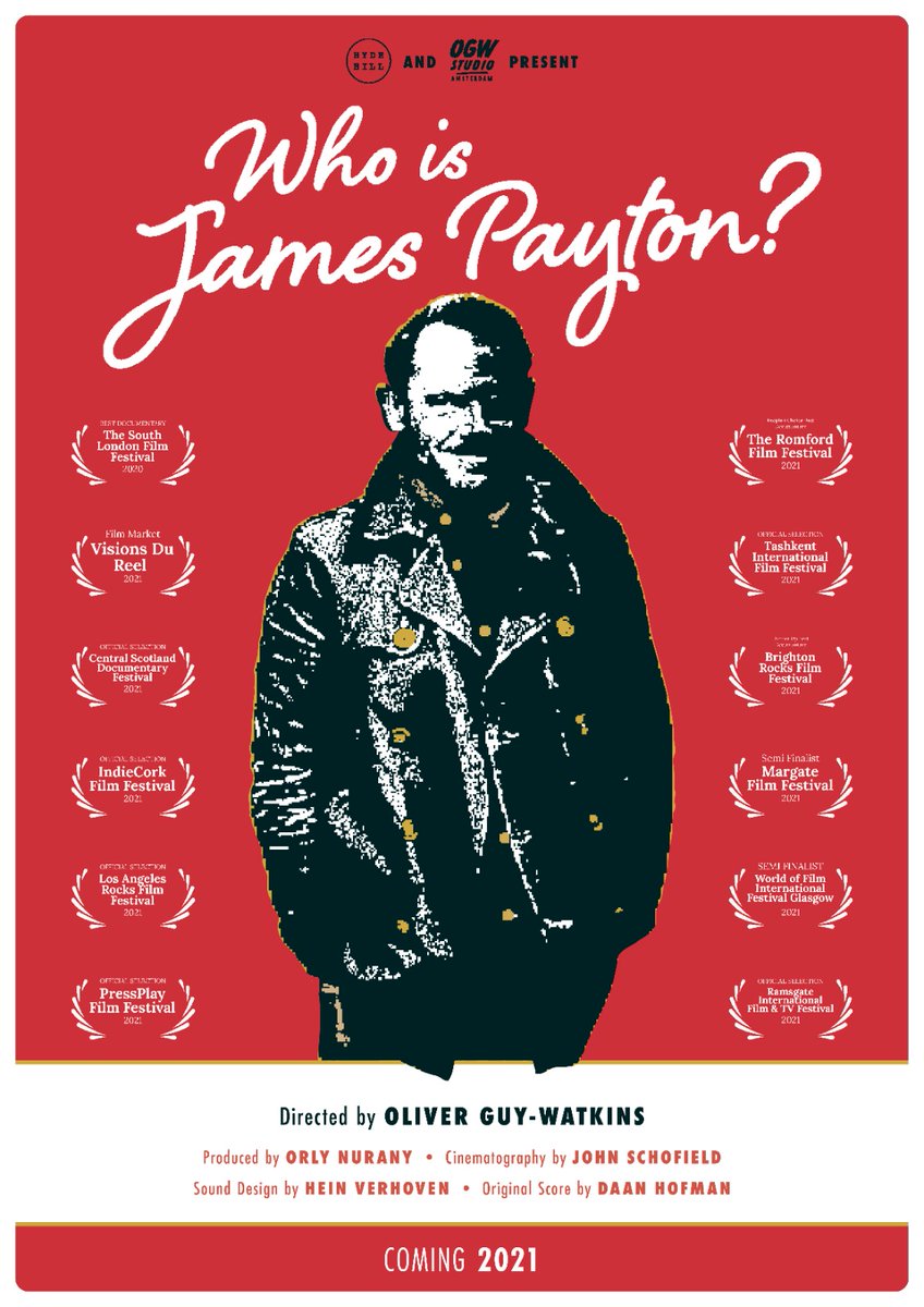 CSDocuFest's tweet photo. We are delighted to announce that the winner of the #CSDF2021 Audience Award is Rico: The Richard Demarco Story & the winner of the Jury Award is Who Is James Payton?
Congratulations to our winners, and thank you to our voters and our jury for their efforts. https://t.co/AjCAaz1XJ4