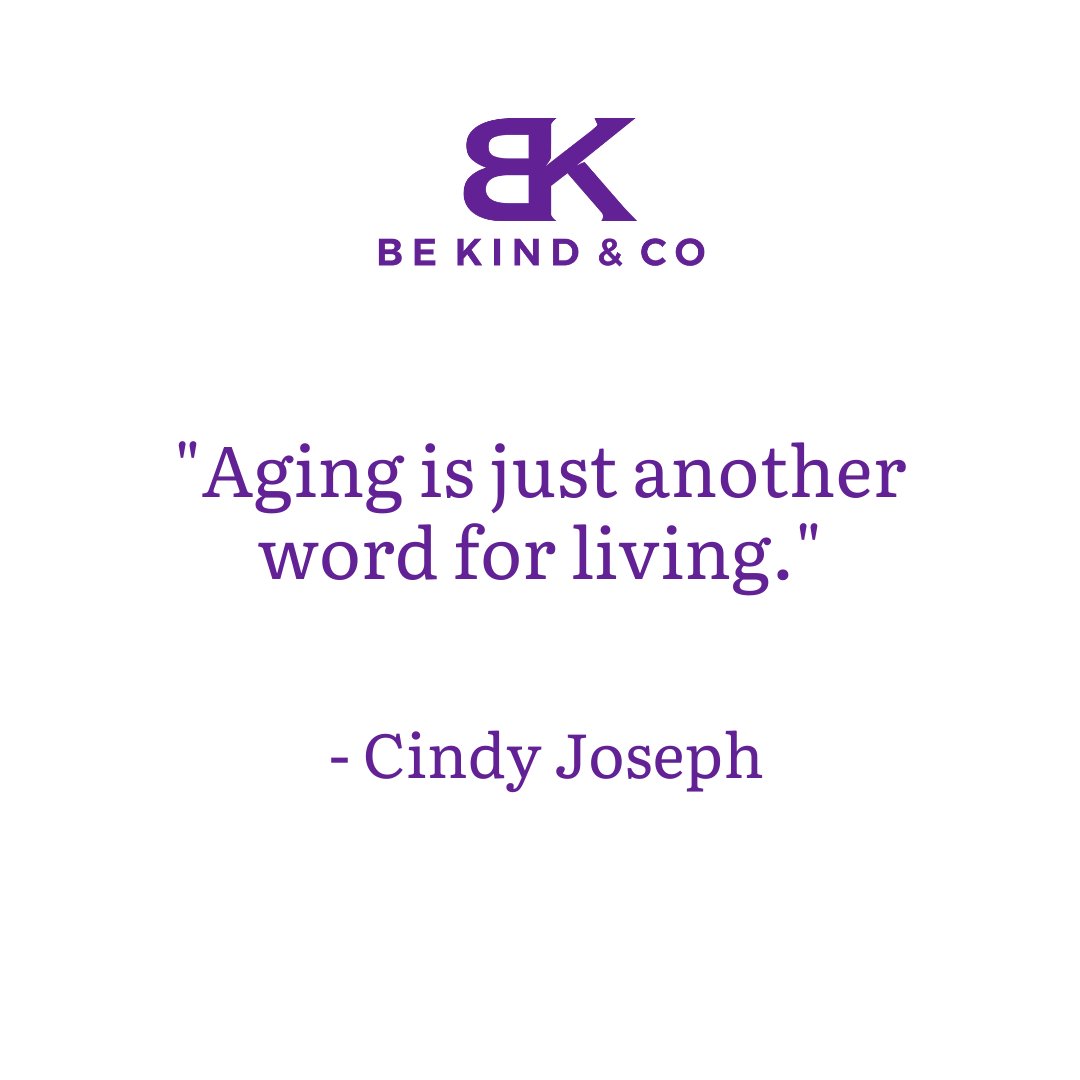 BeKindandCo's tweet photo. Live life to the fullest, regardless of what your age is. 💜💜

#bekindandco #bekind #bekindtoyourself #bekindtoothers #kindness #kindnessquote https://t.co/qgf31REDKD