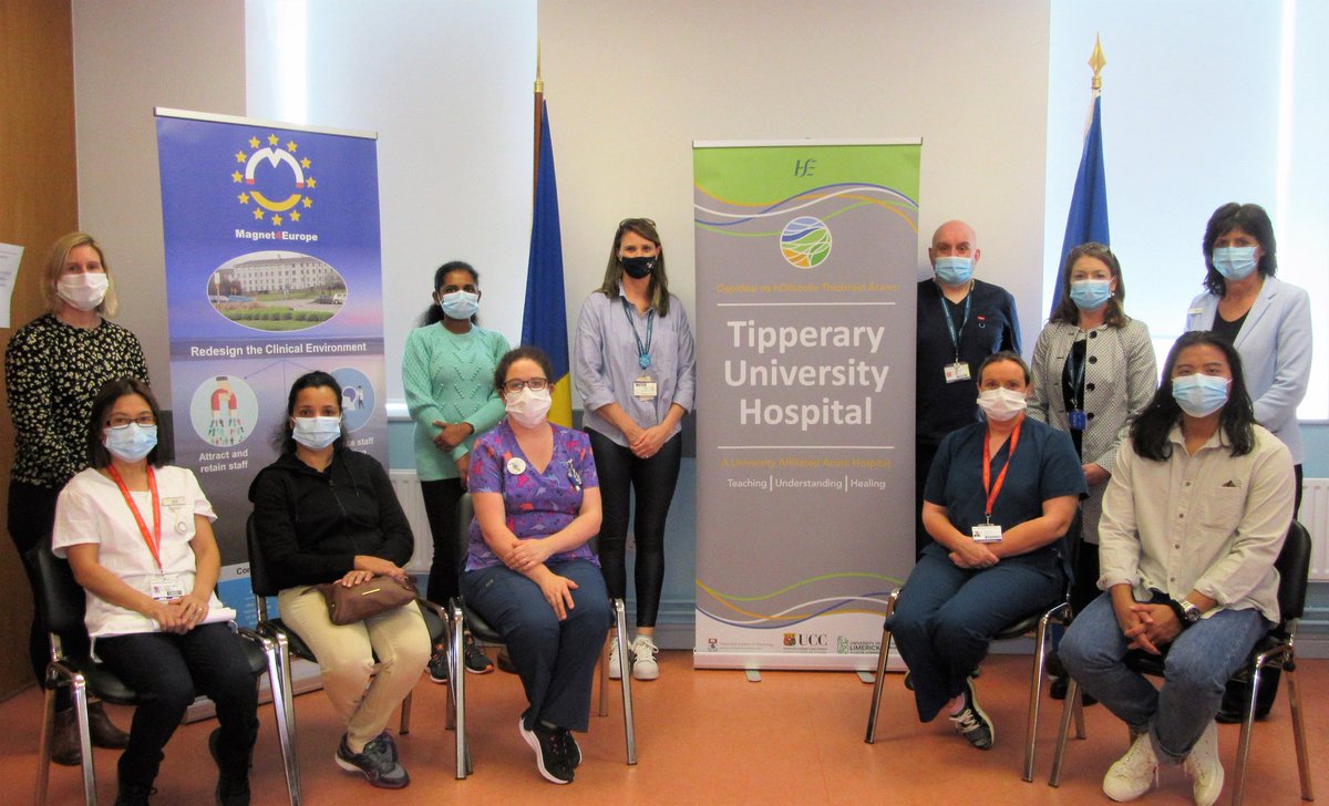 Magnet4EuropeT1's tweet photo. 1st meeting of the TippUH Nursing Council. Staff nurse led group promoting frontline nursing staff ideas &amp; innovations. Thank you to @NewportHospital partner hospital staff nurses for their support@TippUHnursing @mariaba01464133 @BridAOSullivan @JdaDrennan https://t.co/nrAe2OZXGI