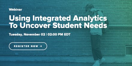 Instructure's tweet photo. Join educators and analytics experts to hear how to address the challenges of accessing student data to derive actionable, impactful insights.
https://t.co/kjoSqn2Vi0 https://t.co/CtnymygcZ6