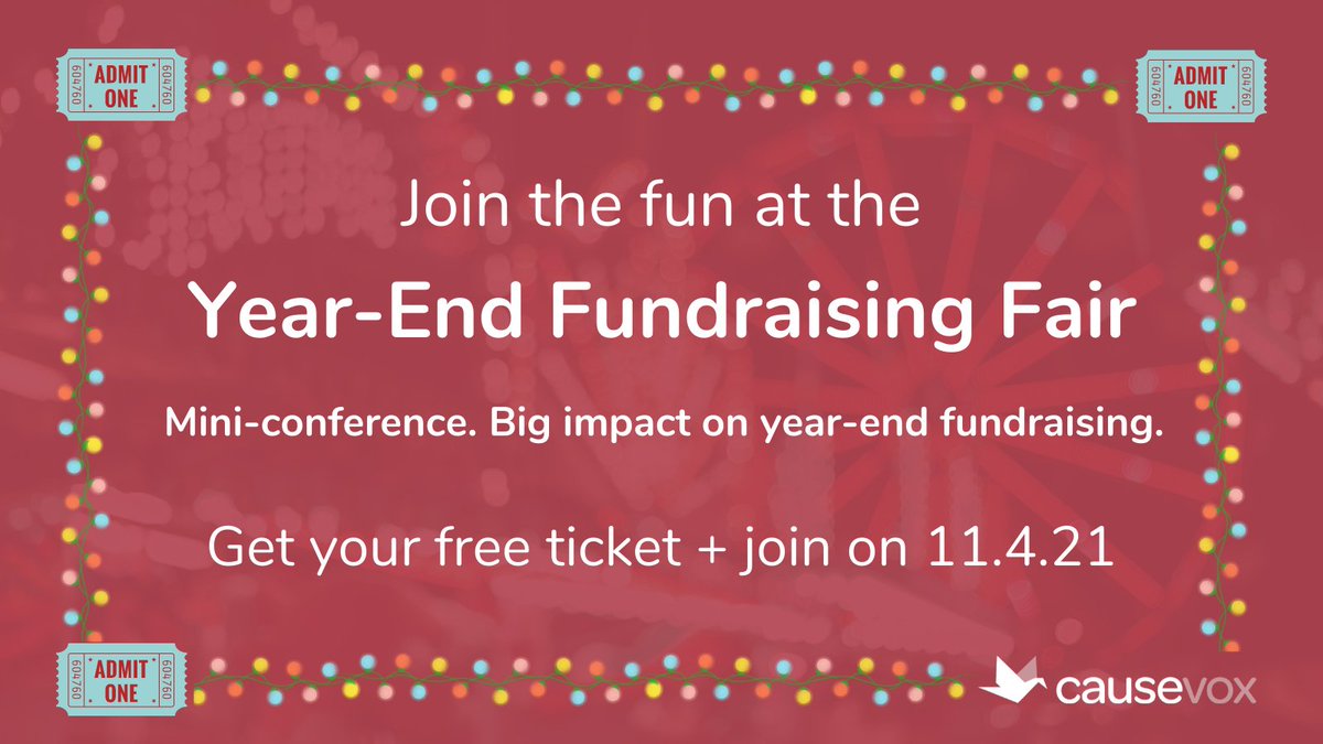 CauseVox's tweet photo. Stick around for the Fall Happy Hour 🍸 (11/4) and 
VIP EXCLUSIVE: Year-End Fundraising Appeal Workshop (11/5).

Still some seats left! 👇

#YEFF 🎉 https://t.co/EQO75Jo3wK https://t.co/2xAMliGIdI