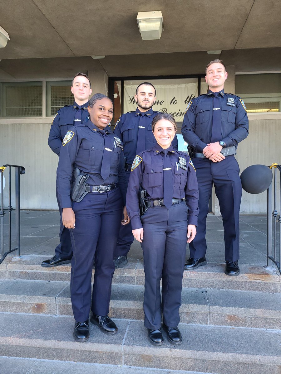 NYPD113Pct's tweet photo. We would like to welcome our new graduated officers to the 113th Precinct. May your journey here be rewarding and an experience to cherish for a life time. #PBQS #AcademyGraduates #NYPD https://t.co/4PKV6skqE1