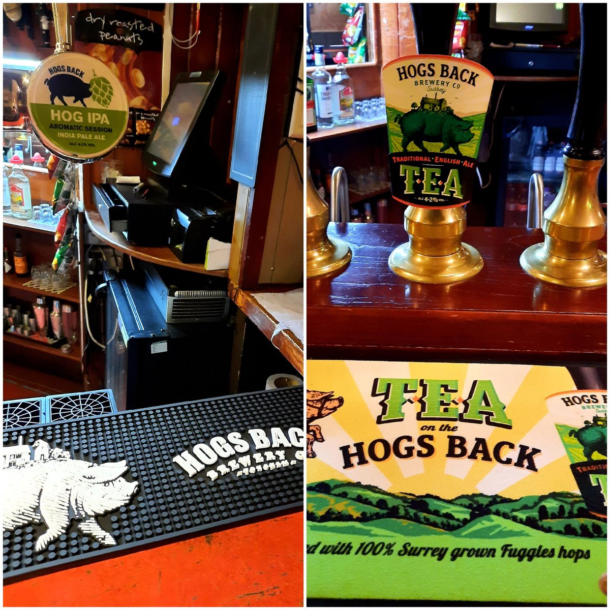 TheRoyalStaff1's tweet photo. Our favourite hop magicians in Surrey appear to be responding to the recent "Best Of Hampshire" tap takeover... @HogsBackBrewery https://t.co/1rHEEvp5o9