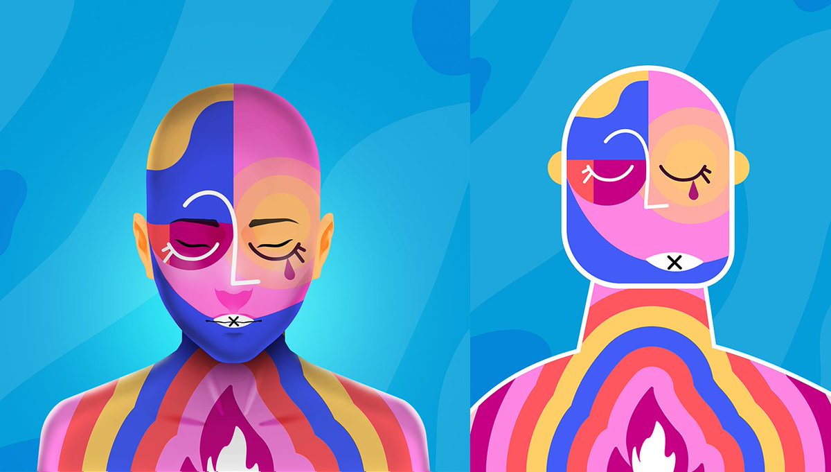 Radiant_NFT's tweet photo. Win this incredible NFT (at left), result of a beautiful crossover with a true artistic project ❤

- Follow @Radiant_NFT  &amp; @NeonPantheonNFT 
- Like and RT this post
- Tag some of your friends
 
48h to participate, airdrop after their launch in November 🚀

#NFTs #NFTartists https://t.co/5OY3ZcNm1S