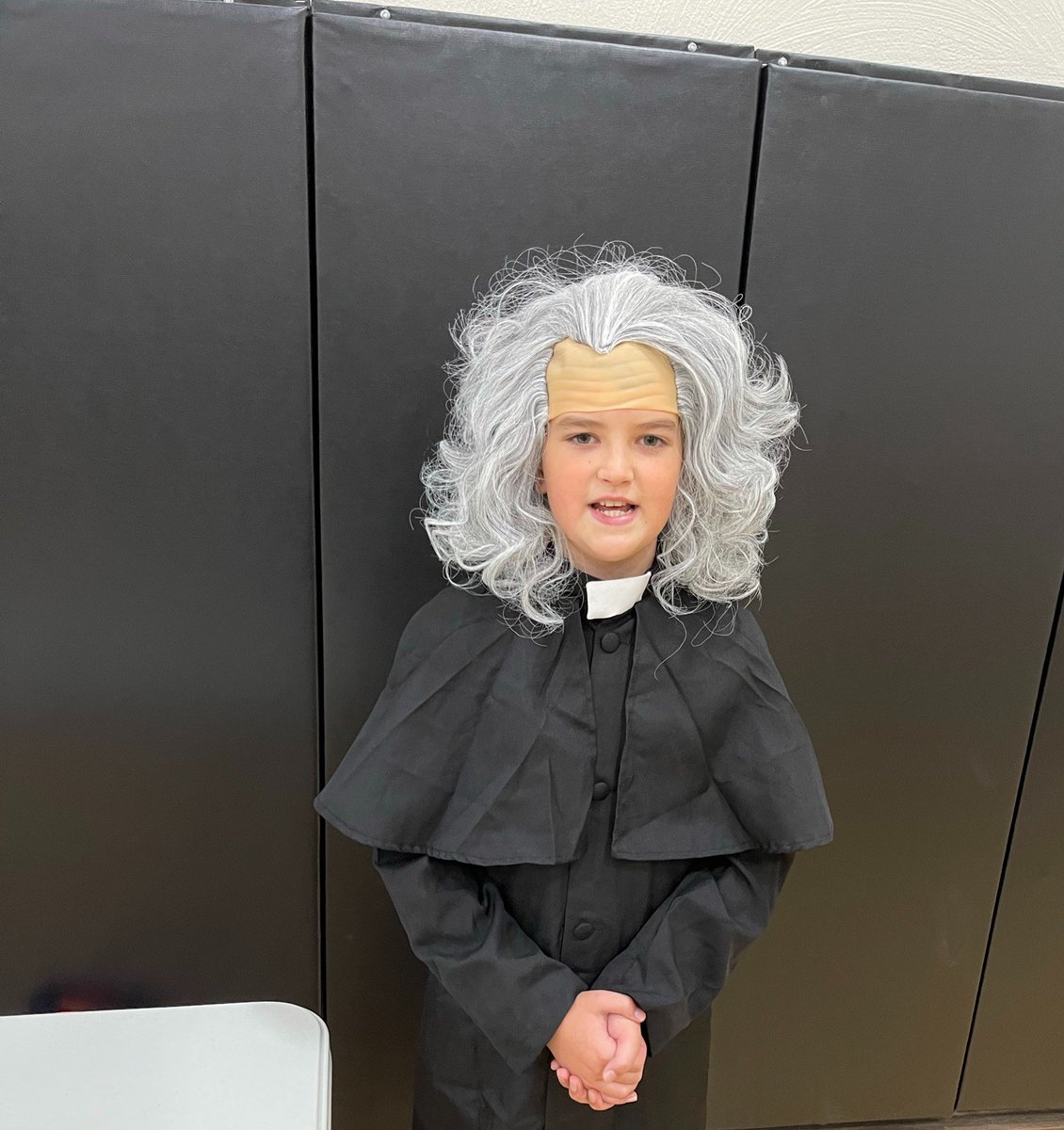 SJVCatholic's tweet photo. SJV HONORS THE SAINTS at our annual Saints Wax Museum.  St. John Vianney was among the saints who visited to share their life stories.  In this All Saints Day tradition, 5th graders teach about the saints and we all pray and serve to call forth the saint within. #SHINEbrighter https://t.co/3TOaX2h1me