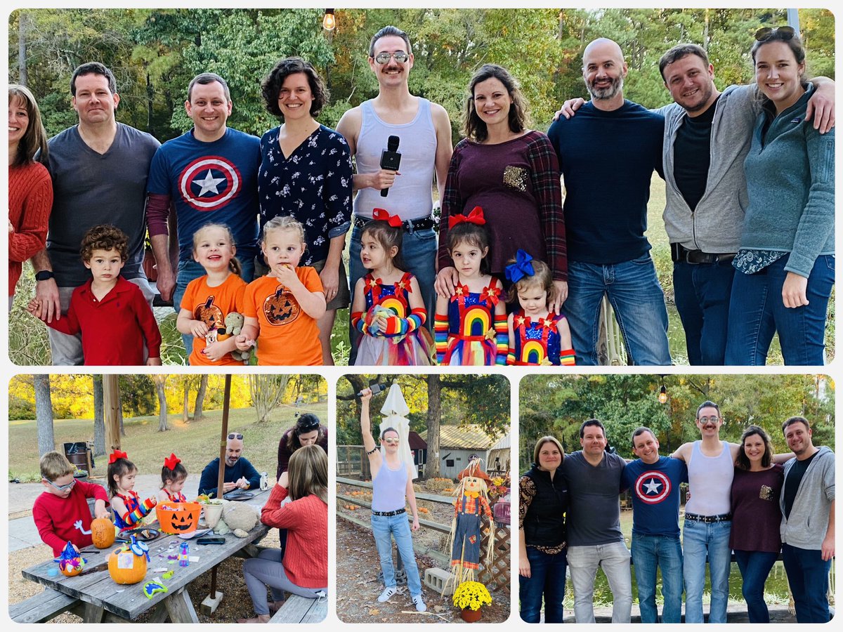 DukeSurgRes's tweet photo. Thanks to our awesome PD @LisaTracyMD for hosting the chief class and families this weekend! 🎃🍂 #TwitterlessPaul took home best costume 🏆#NoCompetition #FreddieMercury #BarrsPhotographyNeedsWork #7YearProgram #SabistonSquad https://t.co/vkiWOkgJPR
